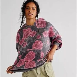 Free People We The Free It's A Vibe Print Hoodie